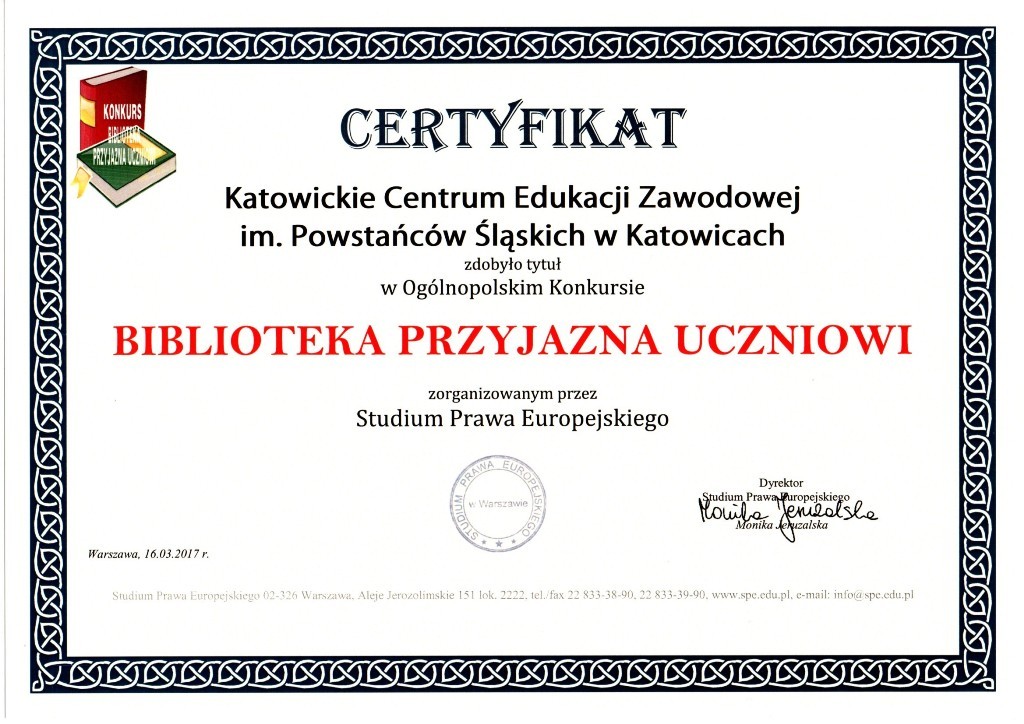 certyfikat BPU